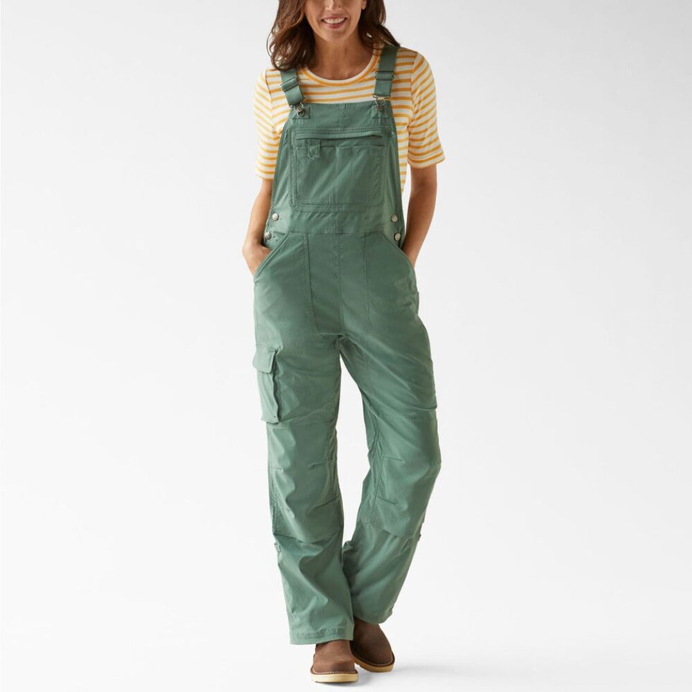 Duluth Trading Co Women's Heirloom Gardening Bib Overalls - Medium, Fir, NWT